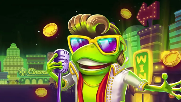 Elvis Frog in Vegas